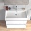 Duravit Vero Air Umywalka meblowa 80x47 cm z otworem na baterię z przelewem biały Alpin z powłoką WonderGliss 23508000001 - zdjęcie 10