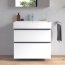 Duravit Vero Air Umywalka meblowa 80x47 cm z otworem na baterię z przelewem biały Alpin z powłoką WonderGliss 23508000001 - zdjęcie 11