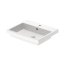Duravit Vero Air Umywalka wpuszczana w blat 55x45,5 cm z otworem na baterię  biały Alpin z powłoką WonderGliss 03835500001 - zdjęcie 1