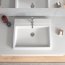 Duravit Vero Air Umywalka wpuszczana w blat 55x45,5 cm z otworem na baterię  biały Alpin z powłoką WonderGliss 03835500001 - zdjęcie 8