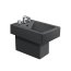 Duravit Vero Bidet stojący 37x57 cm, 3-otworowy z przelewem, czarny 2240100830 - zdjęcie 1