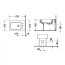 Duravit Vero Bidet stojący 37x57 cm, 3-otworowy z przelewem, czarny 2240100830 - zdjęcie 2