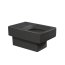 Duravit Vero Miska WC podwieszana lejowa 37x54,5 cm, czarna z powłoką WonderGliss 22170908641 - zdjęcie 1