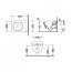 Duravit Vero Miska WC podwieszana lejowa 37x54,5 cm, czarna z powłoką WonderGliss 22170908641 - zdjęcie 2
