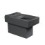 Duravit Vero Miska WC stojąca lejowa 37x63 cm, czarna z powłoką WonderGliss 21160908001 - zdjęcie 1