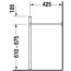 Duravit Vero Stelaż do umywalki, chrom 0030661000 - zdjęcie 3