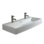 Duravit Vero Umywalka wisząca 120x47 cm z otworem na baterię, biała z powłoką WonderGliss 04541200001 - zdjęcie 1