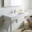 Duravit Vero Umywalka meblowa 125x49 cm, z jednym otworem na baterie, biała z powłoką WonderGliss 03291200001 - zdjęcie 5