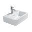 Duravit Vero Umywalka meblowa mała 45x35 cm z otworem na baterie, biała z powłoką WonderGliss 07044500001 - zdjęcie 1