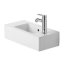 Duravit Vero Umywalka meblowa mała 50x25 cm z otworem na baterie po prawej stronie, biała z powłoką WonderGliss 07035000081 - zdjęcie 2