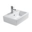 Duravit Vero Umywalka mała 45x35 cm z jednym otworem na baterię biała z powłoką WonderGliss 07044500271 - zdjęcie 1