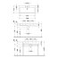 Duravit Vero Umywalka wisząca 100x47 cm z 2 otworami na baterie biała 0454100024 - zdjęcie 2