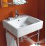 Duravit Vero Umywalka wisząca 50x47 cm z jednym otworem na baterie, biała z powłoka WonderGliss 04545000001 - zdjęcie 4