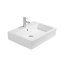 Duravit Vero Umywalka wisząca 50x47 cm z jednym otworem na baterie, biała z powłoka WonderGliss 04545000001 - zdjęcie 1