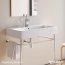 Duravit Vero Umywalka wisząca 60x47 cm z jednym otworem na baterie, biały z powłoka WonderGliss 04546000001 - zdjęcie 5