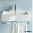 Duravit Vero Umywalka wisząca 60x47 cm z jednym otworem na baterie, biały z powłoka WonderGliss 04546000001 - zdjęcie 4