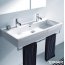 Duravit Vero Umywalka wisząca 120x47 cm z 2 otworami na baterie biała 0454120026 - zdjęcie 3