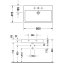 Duravit Vero Umywalka wisząca 80x47 cm z 3 otworami na baterię biała z powłoką WonderGliss 04548000251 - zdjęcie 3