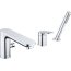 Duravit Wave Bateria nawannowa 3 otworowa chrom WA5260000010   - zdjęcie 1
