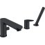 Duravit Wave Bateria nawannowa 3 otworowa czarny mat WA5260000046 - zdjęcie 1