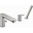 Duravit Wave Bateria nawannowa 3 otworowa stal szczotkowana WA5260000070 - zdjęcie 1