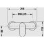  Duravit Wave Bateria prysznicowa natynkowa czarny mat WA4230000046      - zdjęcie 4