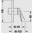 Duravit Wave Bateria prysznicowa podtynkowa element zewnętrzny chrom WA4210010010 - zdjęcie 2