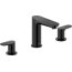 Duravit Wave Bateria umywalkowa 3 otworowa czarny mat WA1060005046   - zdjęcie 1