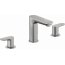 Duravit Wave Bateria umywalkowa 3 otworowa stal szczotkowana WA1060005070   - zdjęcie 1