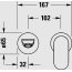 Duravit Wave Bateria umywalkowa podtynkowa stal szczotkowana WA1070004070 - zdjęcie 3