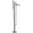 Duravit Wave Bateria wannowa wolnostojąca stal szczotkowana WA5250000070 - zdjęcie 1