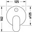 Duravit Wave Bateria wannowo-prysznicowa podtynkowa chrom WA4210008010 - zdjęcie 3