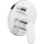  Duravit Wave Bateria wannowo-prysznicowa podtynkowa element zewnętrzny chrom WA4210012010      - zdjęcie 1