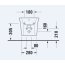 Duravit White Tulip Bidet wiszący biały z powłoką WonderGliss 22931500001 - zdjęcie 3