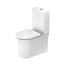 Duravit White Tulip Toaleta WC stojąca Rimless bez kołnierza kompakt biały Alpin z powłoką Wondergliss 21970900001 - zdjęcie 14