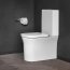 Duravit White Tulip Toaleta WC stojąca Rimless bez kołnierza kompakt biały Alpin z powłoką Wondergliss 21970900001 - zdjęcie 13