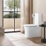 Duravit White Tulip Toaleta WC stojąca Rimless bez kołnierza kompakt biały Alpin z powłoką Wondergliss 21970900001 - zdjęcie 12