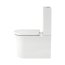 Duravit White Tulip Toaleta WC stojąca Rimless bez kołnierza kompakt biały Alpin z powłoką Wondergliss 21970900001 - zdjęcie 18