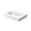Duravit White Tulip Umywalka meblowa 45x33 cm bez otworu na baterię biały Alpin z powłoką WonderGliss 07374500701 - zdjęcie 1