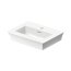 Duravit White Tulip Umywalka meblowa 45x33 cm z otworem na baterię biały Alpin z powłoką WonderGliss 07374500411 - zdjęcie 1