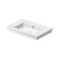 Duravit White Tulip Umywalka meblowa 75x49 cm bez otworu na baterię biały Alpin z powłoką WonderGliss 23637500601 - zdjęcie 1