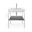 Duravit White Tulip Umywalka meblowa 75x49 cm z otworem na baterię biały Alpin z powłoką WonderGliss 23637500001 - zdjęcie 10