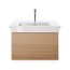 Duravit White Tulip Umywalka meblowa 75x49 cm z otworem na baterię biały Alpin z powłoką WonderGliss 23637500001 - zdjęcie 15