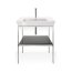 Duravit White Tulip Umywalka meblowa 75x49 cm z otworem na baterię biały Alpin z powłoką WonderGliss 23637500001 - zdjęcie 11