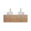 Duravit White Tulip Umywalka nablatowa 43 cm biały Alpin z powłoką WonderGliss 23624300791 - zdjęcie 13