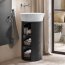 Duravit White Tulip Umywalka nablatowa 50 cm biały Alpin z powłoką WonderGliss 23655000701 - zdjęcie 8