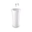 Duravit White Tulip Umywalka wolnostojąca 50 cm odpływ ścienny biały Alpin z powłoką WonderGliss 27025000701 - zdjęcie 2