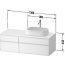 Duravit Zencha Szafka podumywalkowa wisząca 130x55 cm biała ZE4827064840000 - zdjęcie 2