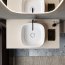 Duravit Zencha Umywalka nablatowa 42x42 cm biały Alpin z powłoką WonderGliss 23734200791 - zdjęcie 8