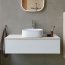 Duravit Zencha Umywalka nablatowa 42x42 cm biały Alpin z powłoką WonderGliss 23734200791 - zdjęcie 5